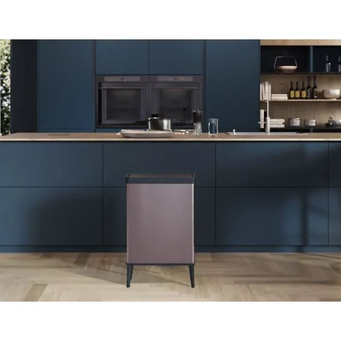 Curver Papelera VERTO Táctil 54 L Rosa Perla CUR3253924865218