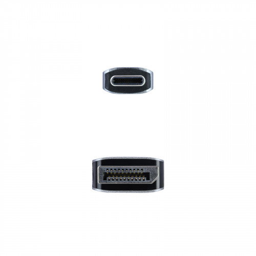 Nanocable 10.15.5002 Cable Conversor USB-C a DisplayPort 4K 60Hz, 1,8 m, Negro