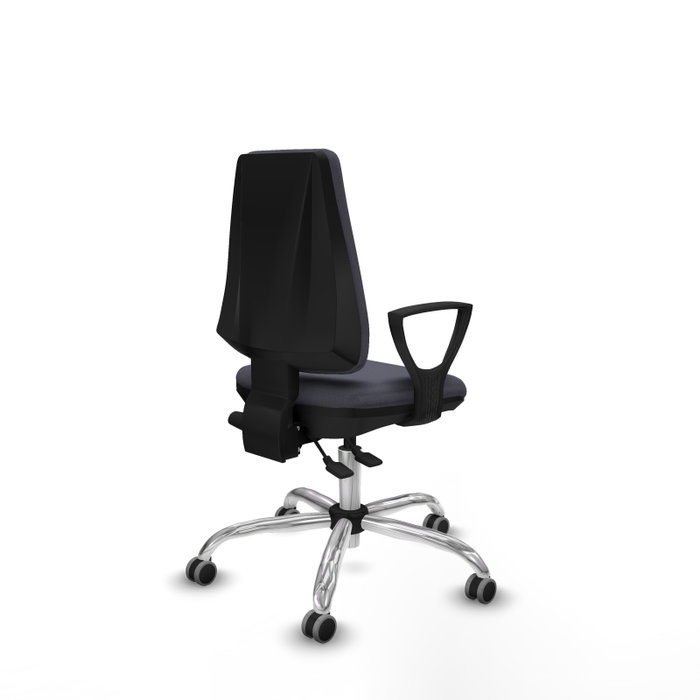 PIQUERAS Y CRESPO Silla de oficina Elche con mecanismo Asincro Gris oscuro