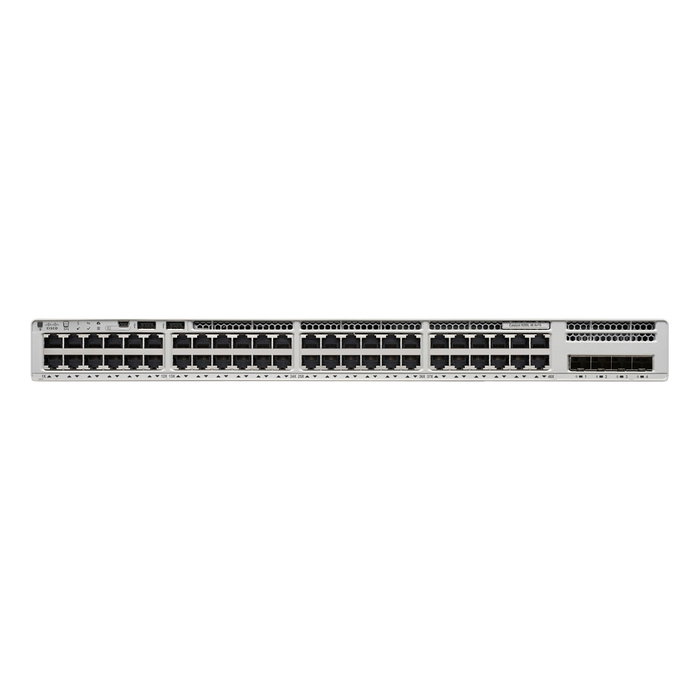 Cisco C9200L-48PXG-4X-A Switch Administrado Capa 2/3, 48 Puertos Gigabit PoE, 12 Puertos Multi-Gigabit 2.5G/5G/10G, Apilable