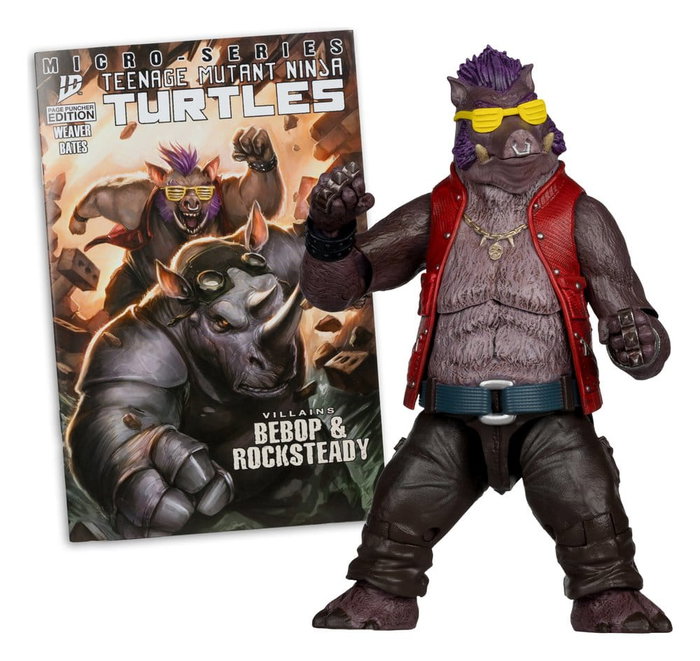 Las Tortugas Ninja Page Punchers Figura Bebop 16 cm