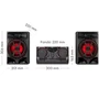 LG XBOOM CK43N Microcadena Bluetooth 300W Altavoz Potente con USB y FM