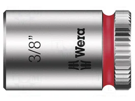 WERA Vaso Hexagonal 23mm de 6 puntas con conector 3/8 pulg y asiento 1/4 pulg