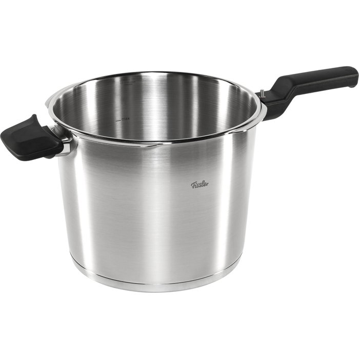 Fissler Vitaquick Premium Olla a presión de 6,0 l con accesorio de vapor, 3 piezas, 22 cm Fissler Vitaquick Premium Olla a presión de 6,0 l con accesorio de vapor, 3 piezas, 22 cm