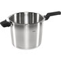 Fissler Vitaquick Premium Olla a presión de 6,0 l con accesorio de vapor, 3 piezas, 22 cm