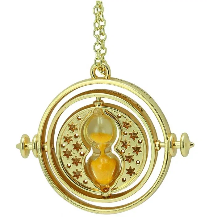 Abysse Llavero Harry Potter Giratiempo 3D Premium con Reloj de Arena - Réplica de Hermione Granger