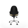 PIQUERAS Y CRESPO Silla de oficina Aýna color Crema con base cromada