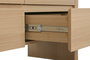 DKD Home Decor Tavertine top Cómoda 6 Cajones Estilo Moderno Gris Claro Natural Marmol Mdf 120x40x80 cm