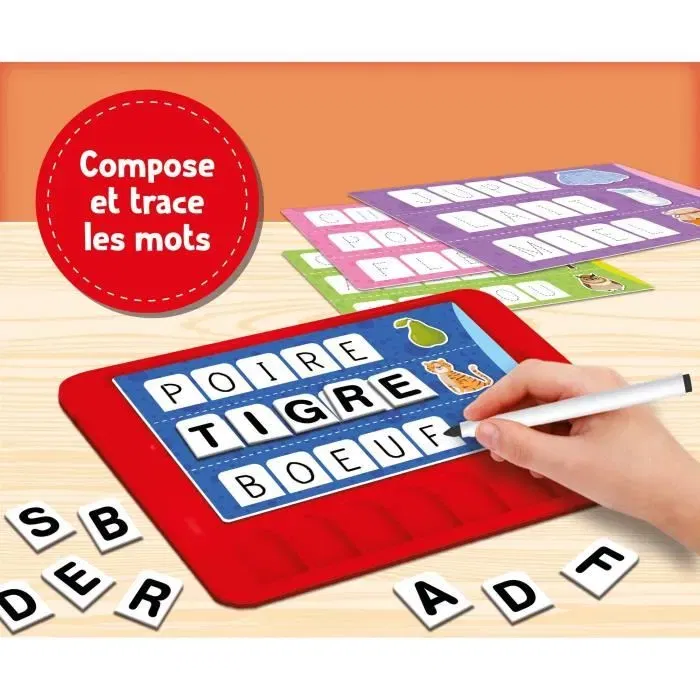 Lisciani Giochi LIS8008324104871 Tableta de Escritura Carotina Luminosa y Parlante para Enriquecer el Vocabulario
