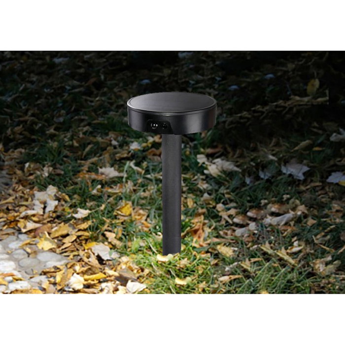 Edm Aplique solar tipo estaca 4W 500 lm con sensor de presencia