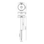 Edm Aplique solar tipo estaca 4W 500 lm con sensor de presencia