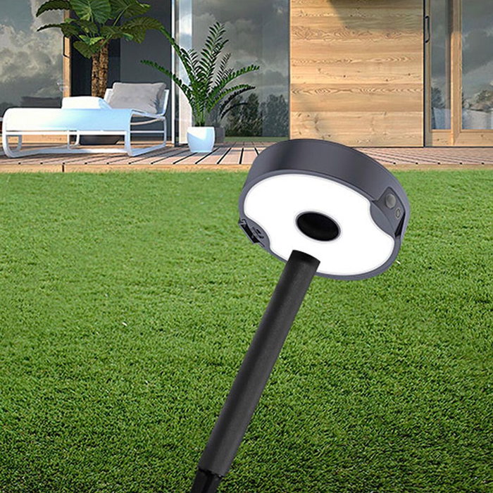 Edm Aplique solar tipo estaca 4W 500 lm con sensor de presencia