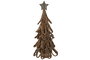 DKD Home Decor Figura Navidad Alpina Natural 20 x 40 x 20 cm (2 Unidades)
