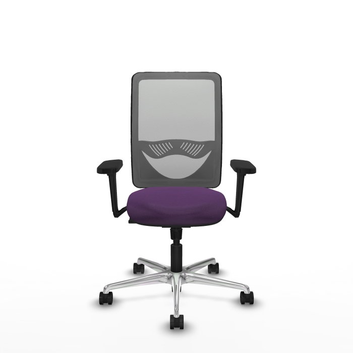 PIQUERAS Y CRESPO Silla de oficina Zulema con mecanismo Sincro, Morado y Gris PIQUERAS Y CRESPO Silla de oficina Zulema con mecanismo Sincro, Morado y Gris