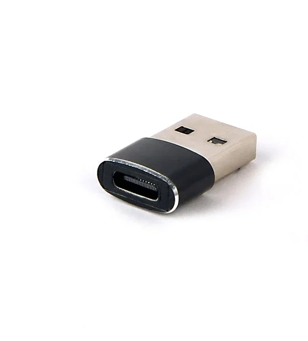GEMBIRD Adaptador A-USB2-AMCF-02 USB A a USB C Hembra Negro