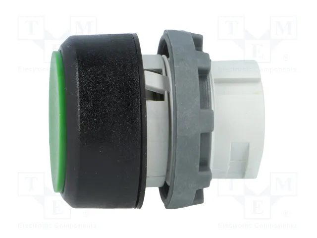 ABB Interruptor de presión verde de 2 posiciones, 22mm