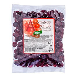 SANTIVERI Arándanos Rojos Desecados 125g, con Aroma Natural de Naranja. Ideal para Postres, Yogur, Cereales o Consumo Directo