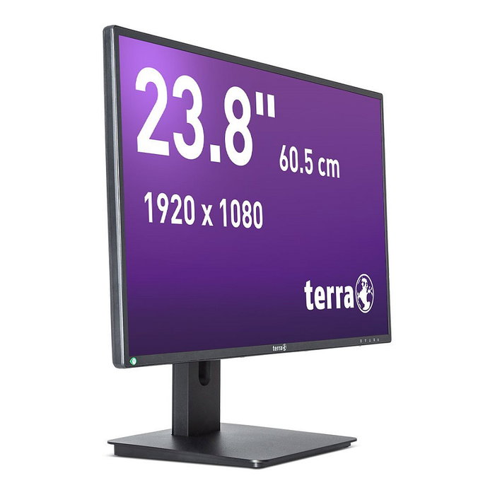 TERRA 2456W PV V4 - Monitor LED IPS 23.8" Full HD (1920x1080), 75Hz, 5ms, USB-C, DisplayPort, HDMI, Negro