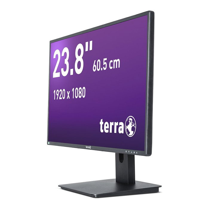 TERRA 2456W PV V4 - Monitor LED IPS 23.8" Full HD (1920x1080), 75Hz, 5ms, USB-C, DisplayPort, HDMI, Negro