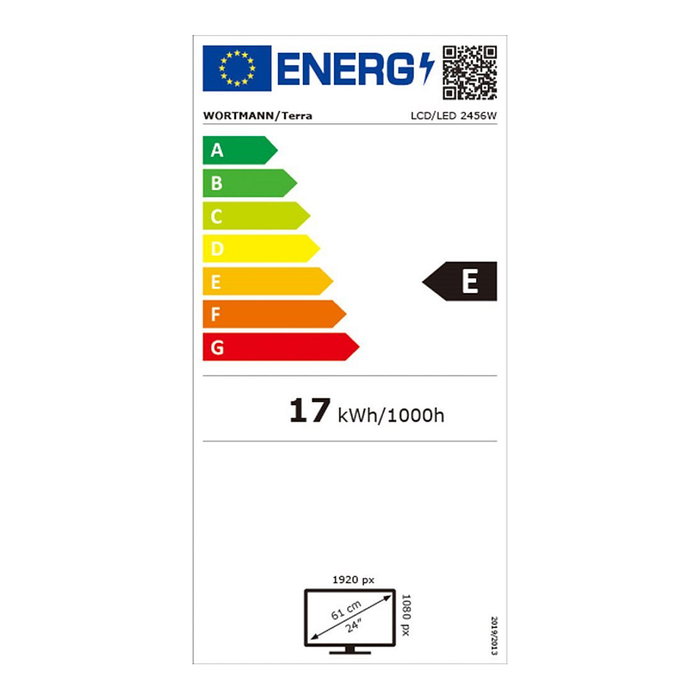 TERRA 2456W PV V4 - Monitor LED IPS 23.8" Full HD (1920x1080), 75Hz, 5ms, USB-C, DisplayPort, HDMI, Negro