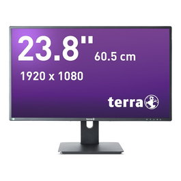 TERRA 2456W PV V4 - Monitor LED IPS 23.8" Full HD (1920x1080), 75Hz, 5ms, USB-C, DisplayPort, HDMI, Negro