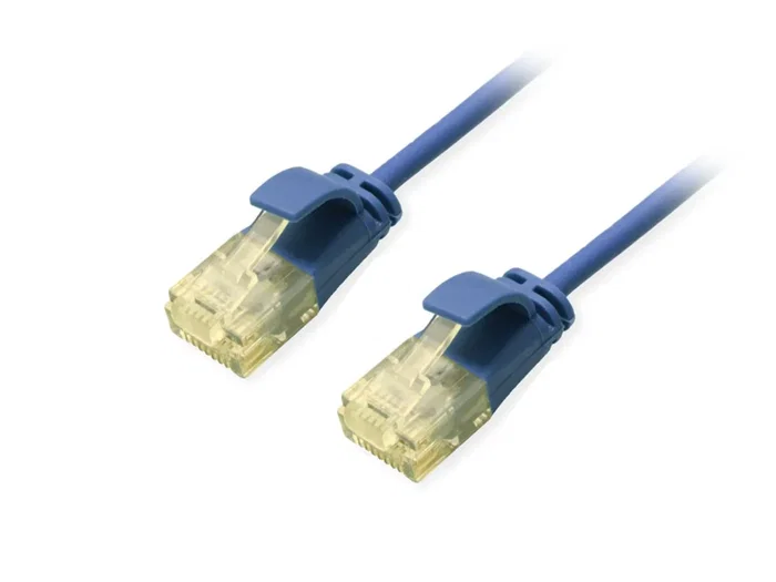 Equip 626300 Cable de Red Ethernet 0.15 m Cat6a U/UTP (UTP) Azul RJ45 Macho LSZH, 10GBase-T 10 Gigabit Ethernet, PoE+, Plug and Play