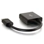 C2G 41350 Adaptador HDMI a VGA (D-Sub) Macho/Hembra - Cable de 0.203 m - Convierte Video hasta 1920x1080 (1080p) para Chromebook o Portátil - Negro