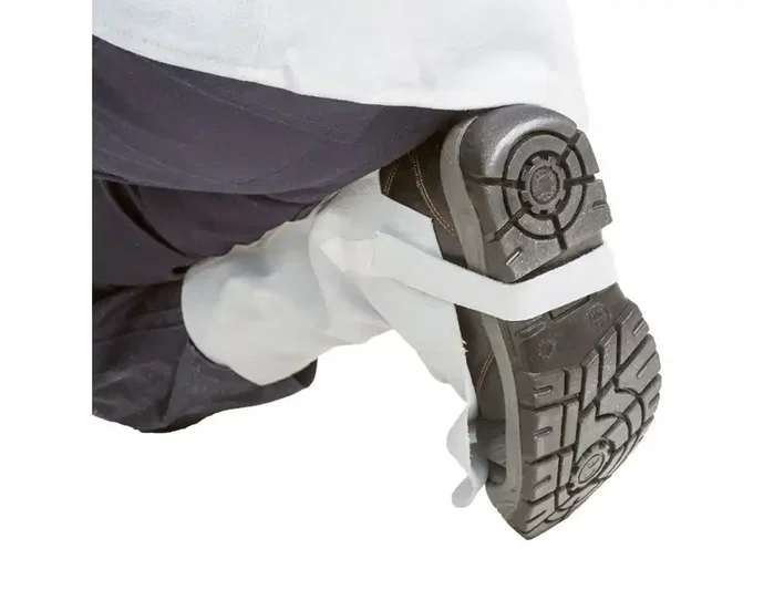 Safetop Polainas de cuero serie Standard color gris juego de 2 unidades protección para tibia y empeine