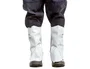 Safetop Polainas de cuero serie Standard color gris juego de 2 unidades protección para tibia y empeine