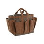 DKD Home Decor Bolso de Algodón Canvas Verde para Herramientas 47x18x27 cm