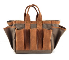 DKD Home Decor Bolso Terraza Y Jardin Verde 47 x 27 x 18 cm Algodon Canvas Poliester
