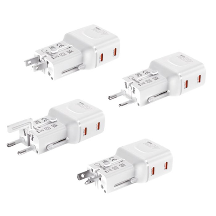 Mobile Origin Adaptador de Viaje GaN 45 W PW26 Blanco