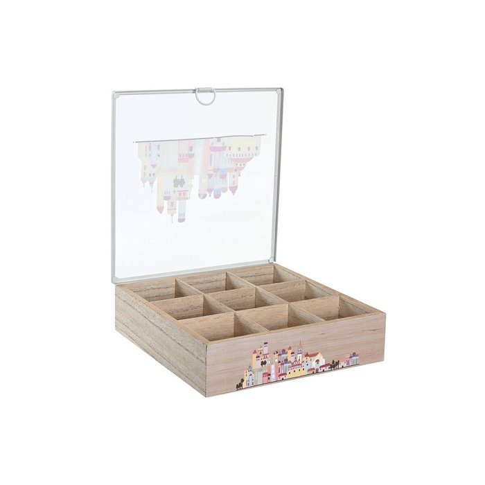 DKD Home Decor Caja de Infusiones Casitas Surtido de 2 Unidades