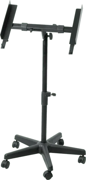 QUIKLOK Soporte Mixer De Pie Ajustable QNL - Con Ruedas, Altura 690-950mm, Plataforma 365-535x300-405mm, Carga Máx 36kg