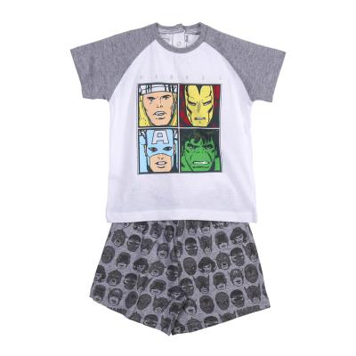 Pijama Corto Marvel Gris 36 Meses