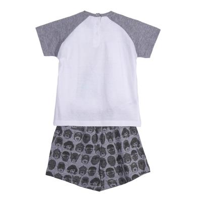 Pijama Corto Marvel Gris 36 Meses
