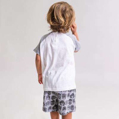 Pijama Corto Marvel Gris 36 Meses