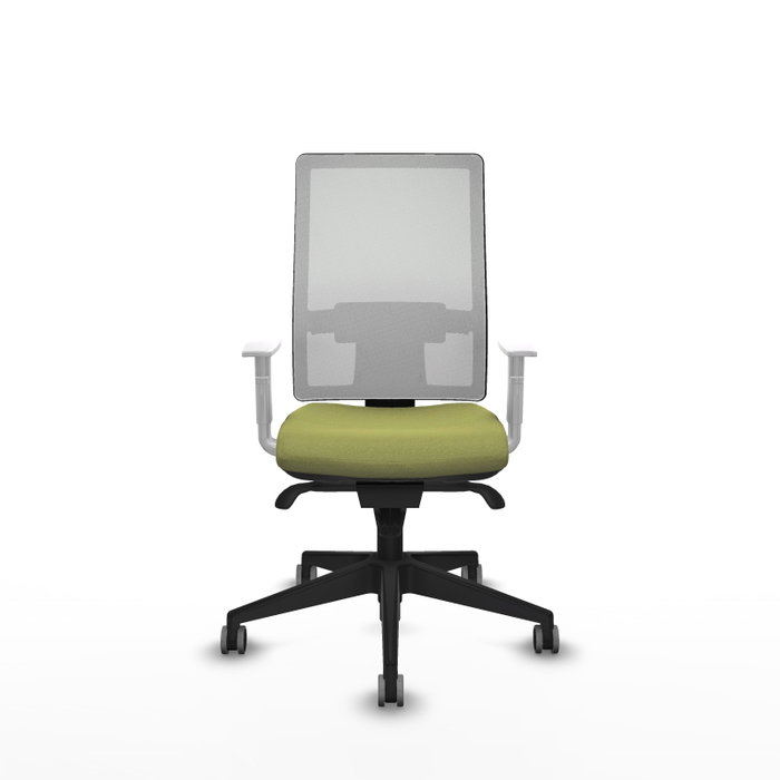 PIQUERAS Y CRESPO Silla de oficina Horna con mecanismo Sincro, Verde oliva y Blanco PIQUERAS Y CRESPO Silla de oficina Horna con mecanismo Sincro, Verde oliva y Blanco