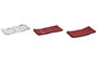DKD Home Decor Paño Navidad Alpina Verde Rojo Algodón 0.2 x 40 x 60 cm Set 3 Piezas