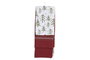 DKD Home Decor Set de 3 Paños de Algodón Árboles Verde, Rojo y Beige