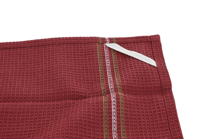 DKD Home Decor Paño Navidad Alpina Verde Rojo Algodón 0.2 x 40 x 60 cm Set 3 Piezas