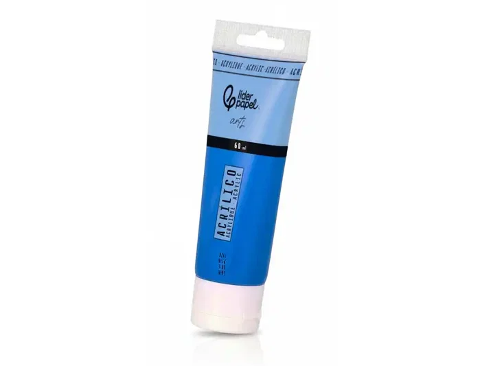 Liderpapel Pintura acrílica tubo 60 ml color azul