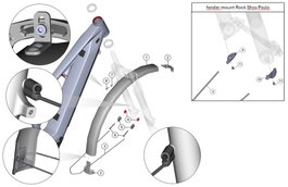 Ghost Kit Guardabarros Delantero Apollo 80 Completo con Soportes y Tornillos 2025