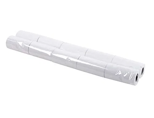 Exacompta Rollo de papel térmico 57 mm x 30 mm sin bisfenol A, 20 unidades