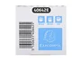 Exacompta Rollo de papel térmico 57 mm x 30 mm sin bisfenol A, 20 unidades