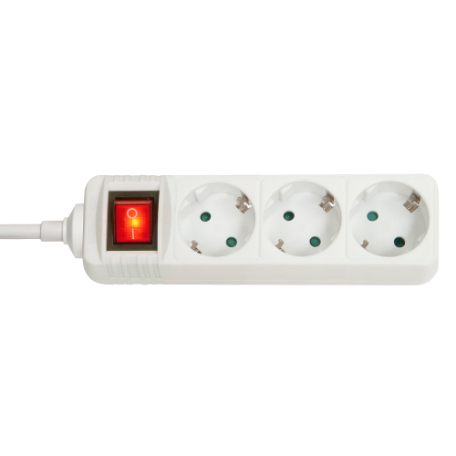 Lindy 73101 Regleta de Extensión con 3 Salidas AC Blanco Lindy 73101 Regleta de Extensión con 3 Salidas AC Blanco
