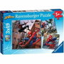 Ravensburger SPIDERMAN Puzzle In Action 3x49 pcs con 2 rompecabezas de 12 piezas cada uno y afiches
