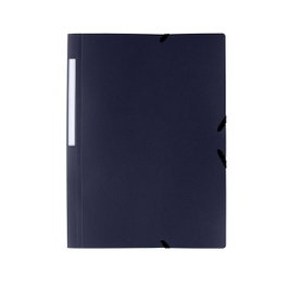 Grafoplas Carpeta Poligraf PP Folio Azul con Gomas y 3 Solapas