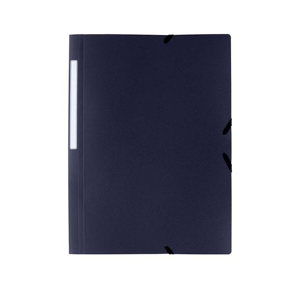 Grafoplas Carpeta Poligraf PP Folio Azul con Gomas y 3 Solapas Grafoplas Carpeta Poligraf PP Folio Azul con Gomas y 3 Solapas