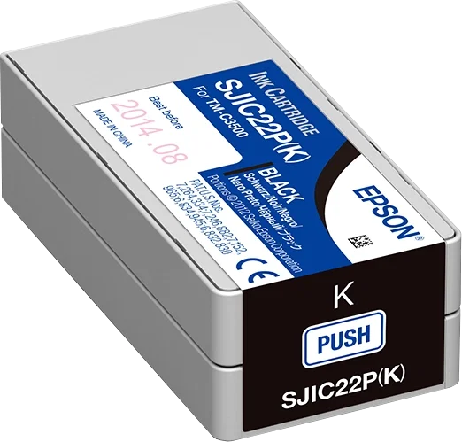 Epson SJIC22P-K Negro Cartucho de Tinta Original 32.6ml C33S020601 Epson SJIC22P-K Negro Cartucho de Tinta Original 32.6ml C33S020601